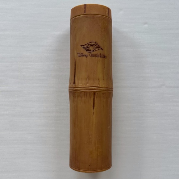 Disney Cruise Line souvenir bamboo luau tiki sipper cup - Picture 1 of 10